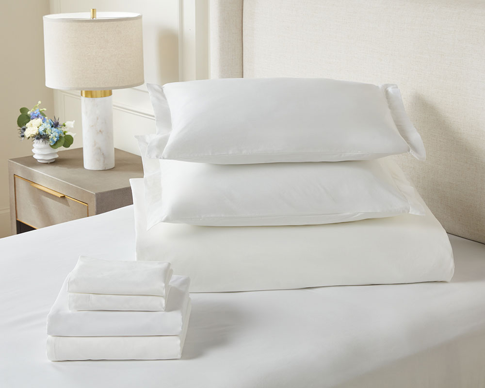 Classic White Linen Set - Luxury Hotel Bedding, Linens, and Home Decor