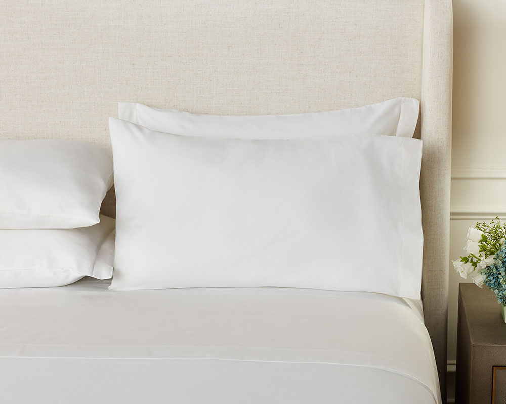 Diamond Border Pillow Shams - Discover Premium Hotel Pillows, Exclusive  Frette Linens, and More from The Ritz-Carlton