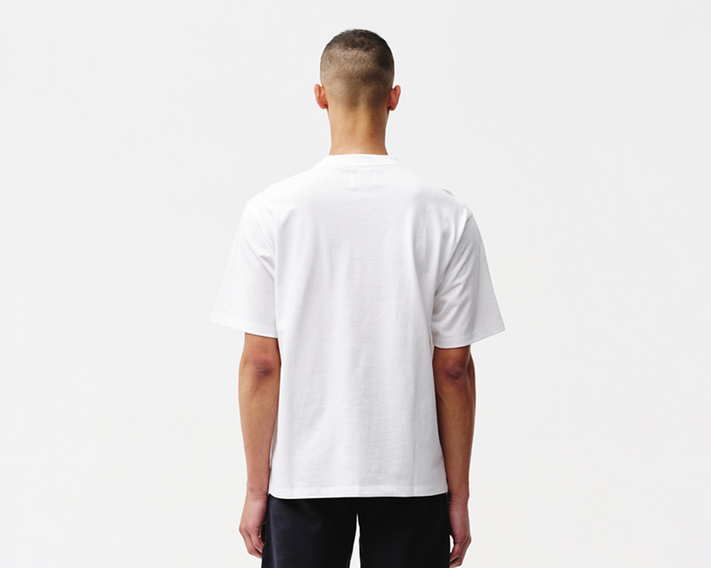 White Logo Tee